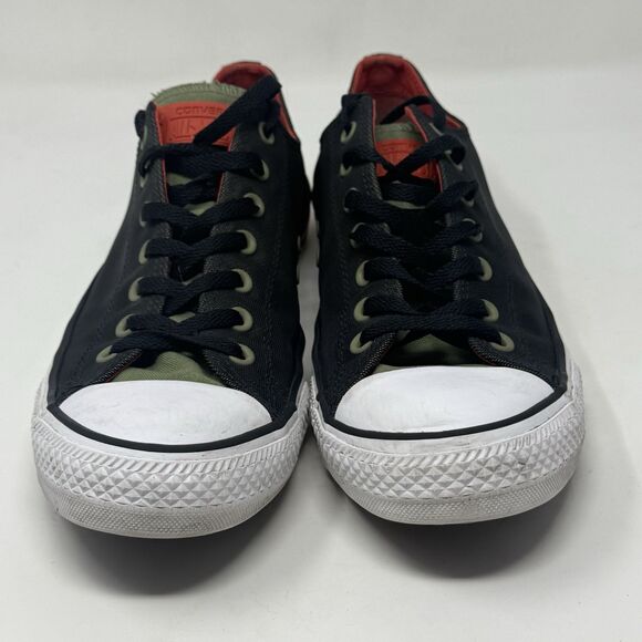 Converse All Star Ox Kurim Sneakers Mens 12 Black Fatigue Green Low Top Unisex - Picture 6 of 16